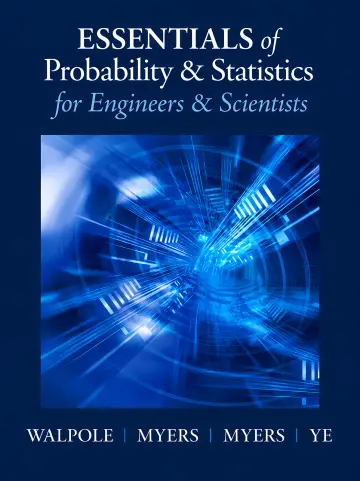 Cover of Essentials of Probability & Statistics for Engineers & Scientists