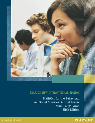 Cover of Statistics for the Behavioral and Social Sciences