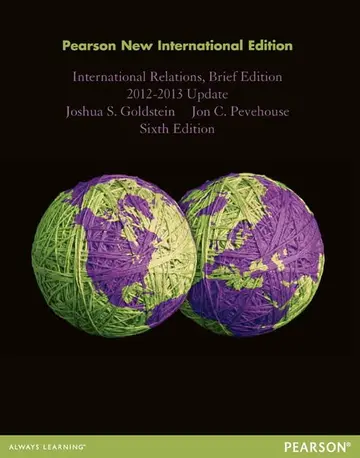 Cover of International Relations, Brief Edition, 2012-2013 Update