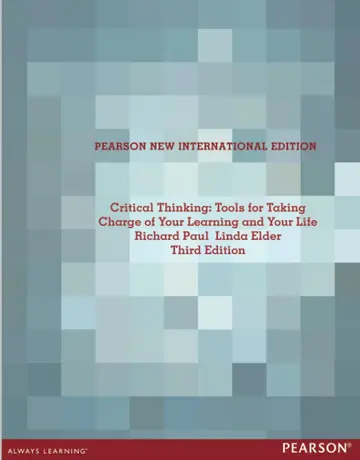 Cover of Critical Thinking