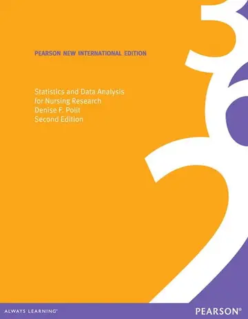 Cover of Statistics and Data Analysis for Nursing Research