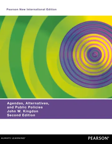 Cover of Agendas, Alternatives, and Public Policies (with an Epilogue on Health Care), Updated Edition