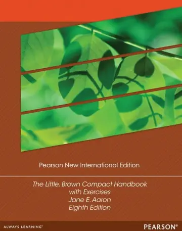 Cover of Little, Brown Compact Handbook with Exercises, the
