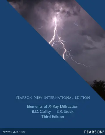 Cover of Elements of X-Ray Diffraction