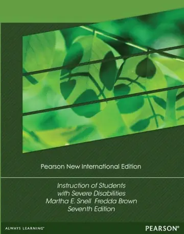 Cover of Instruction of Students with Severe Disabilities
