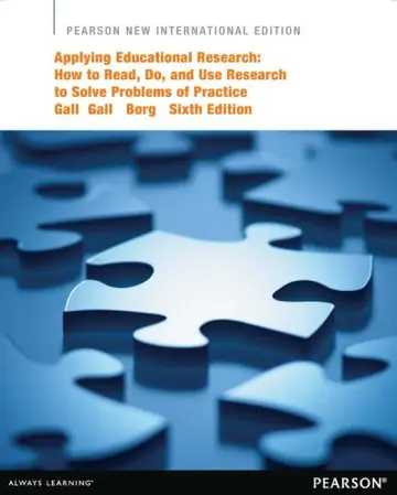 Cover of Applying Educational Research