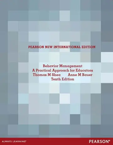 Cover of Behavior Management, 10/Ed