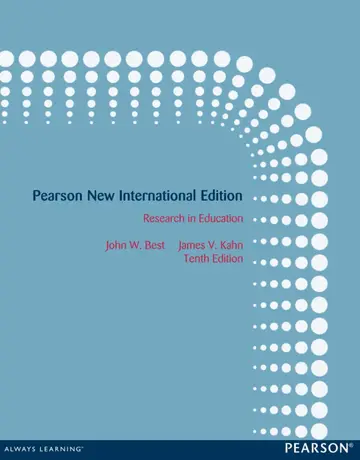 Cover of Research in Education
