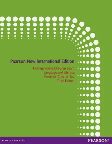 Cover of Helping Young Children Learn Language and Literacy