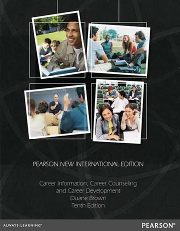 Cover of Career Information, Career Counseling, and Career Development