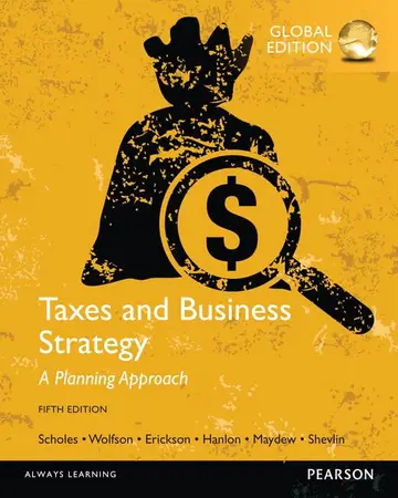 Cover of Taxes & Business Strategy, Global Edition