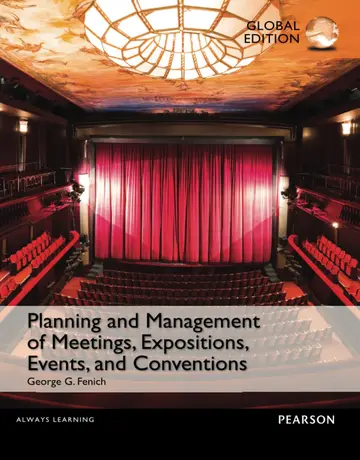 Cover of Planning and Management of Meetings, Expositions, Events and Conventions, Global Edition