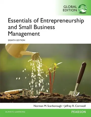 Cover of Essentials of Entrepreneurship and Small Business Management , Global Edition, 8 Ed