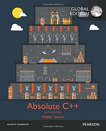 Cover of Absolute C++ 6/e