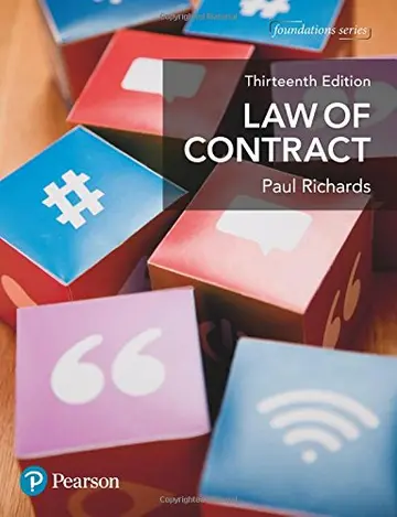 Cover of Law of Contract