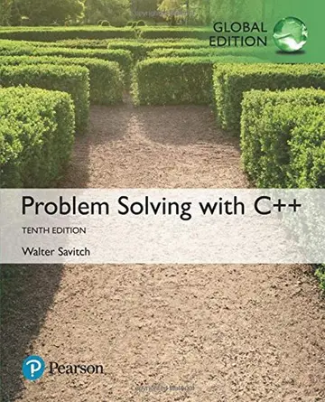 Cover of Problem Solving with C++, Global Edition