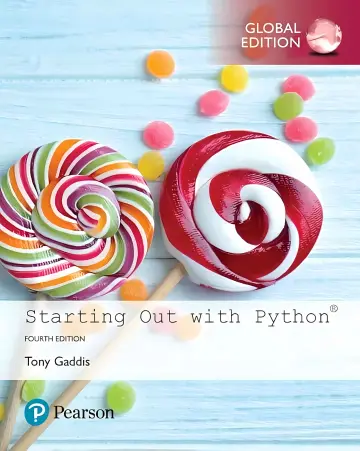Cover of Starting out with Python Fourth edition