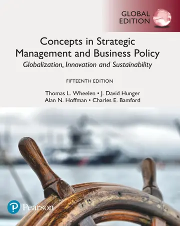 Cover of Concepts in Strategic Management and Business Policy