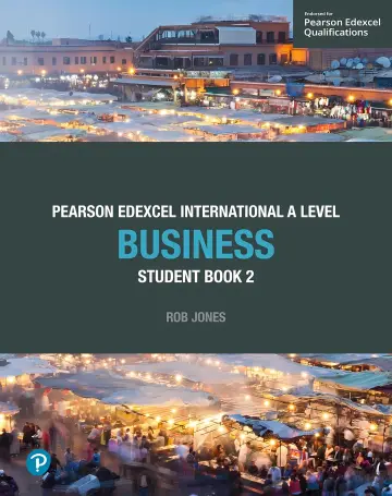 Cover of Pearson Edexcel International A Level Business Student Book
