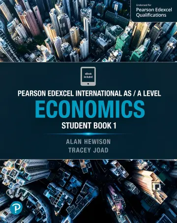 Cover of Pearson Edexcel International AS Level Economics Student Book