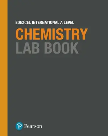 Cover of Pearson Edexcel International A Level Chemistry Lab Book
