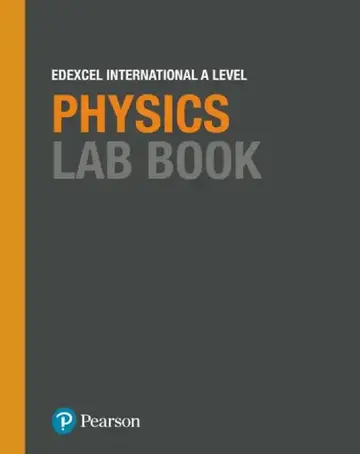 Cover of Pearson Edexcel International A Level Physics Lab Book