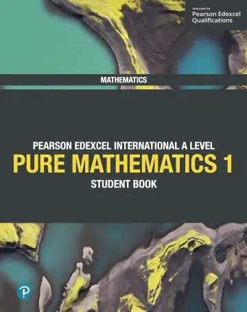 Cover of Pearson Edexcel International A Level Mathematics Pure Mathematics 1 Student Book 1 Paperback – 1 June 2018