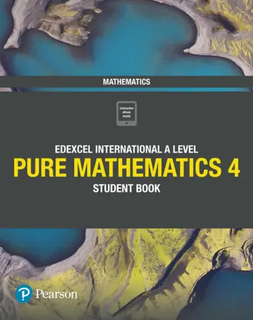 Cover of Pearson Edexcel International A Level Mathematics Pure 4 Mathematics Student Book