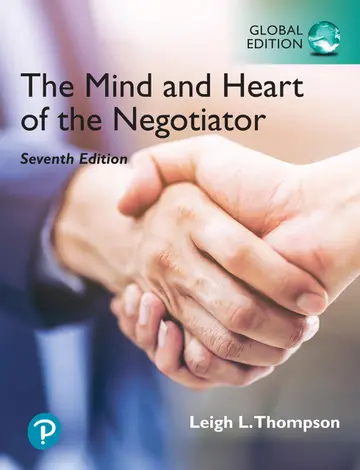 Cover of Mind and Heart of the Negotiator, Global Edition, 7Th Edition