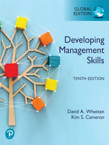 Cover of Developing Management Skills, Global Edition
