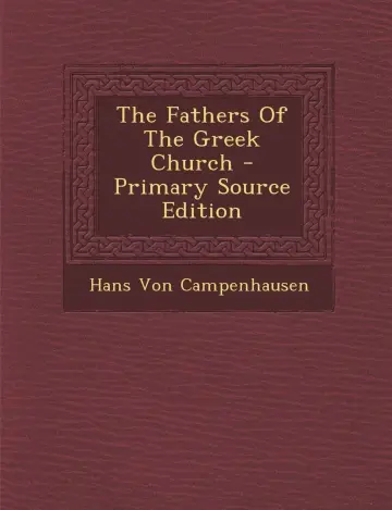 Cover of The Fathers of the Greek Church