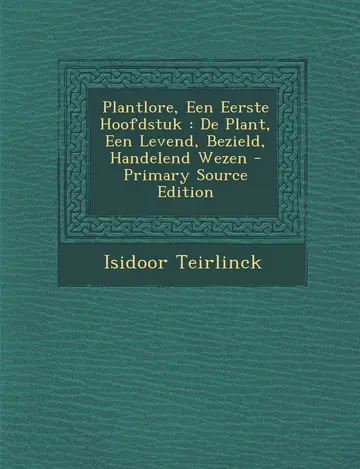 Cover of Plantlore, Een Eerste Hoofdstuk