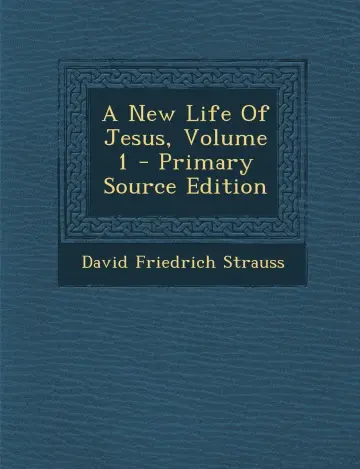 Cover of A New Life of Jesus, Volume 1