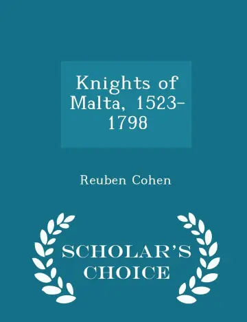 Cover of Knights of Malta, 1523-1798 - Scholar's Choice Edition