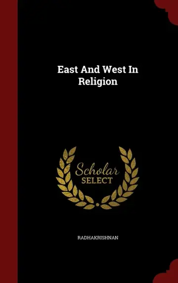 Cover of East and West in Religion