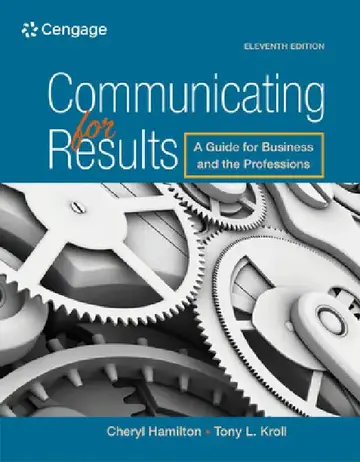 Cover of Communicating for Results