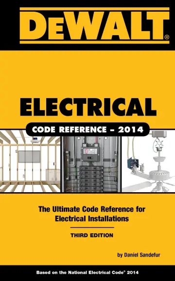 Cover of DeWalt Electrical Code Reference 2014