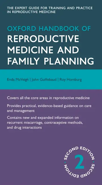 Cover of Oxford Handbook of Reproductive Medicine and Family Planning Second edition