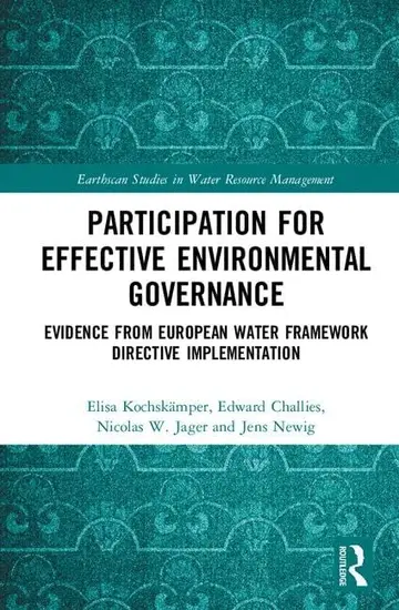 Cover of Participation for Effective Environmental Governance