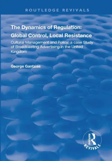 Cover of The Dynamics of Regulation