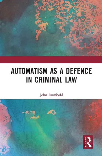 Cover of Automatism as a Defence