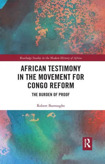 Cover of African Testimony in the Movement for Congo Reform