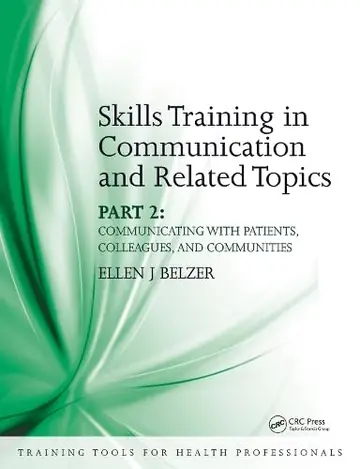 Cover of Skills Training in Communication and Related Topics