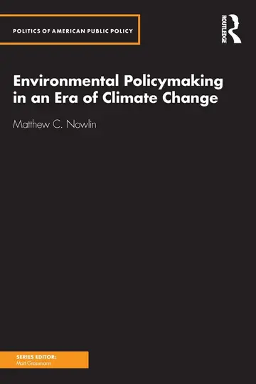 Cover of Environmental Policymaking in an Era of Climate Change