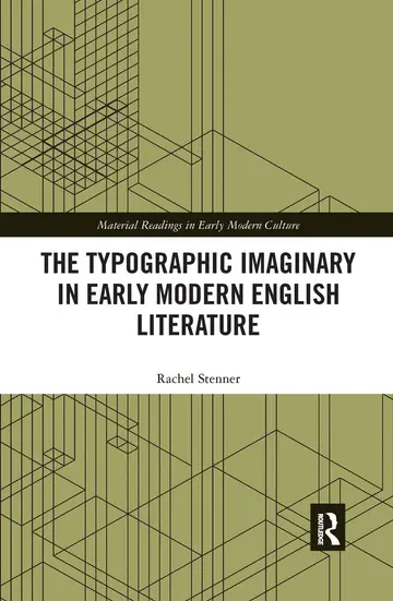 Cover of The Typographic Imaginary in Early Modern English Literature