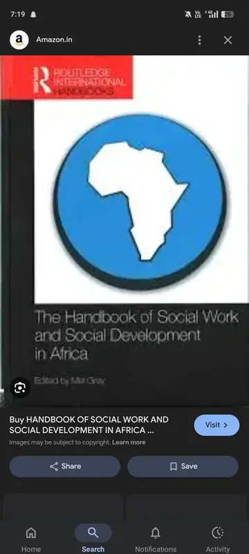 Cover of The Handbook of Social Work and Social Development in Africa