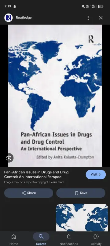 Cover of Pan-African Issues in Drugs and Drug Control