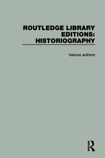 Cover of Routledge Library Editions