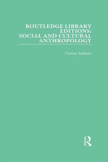 Cover of Routledge Library Editions