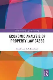 Cover of Economic Analysis of Property Law Cases